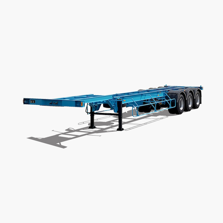 30 Fuß 3-Achs-Tieflader-Containerchassis