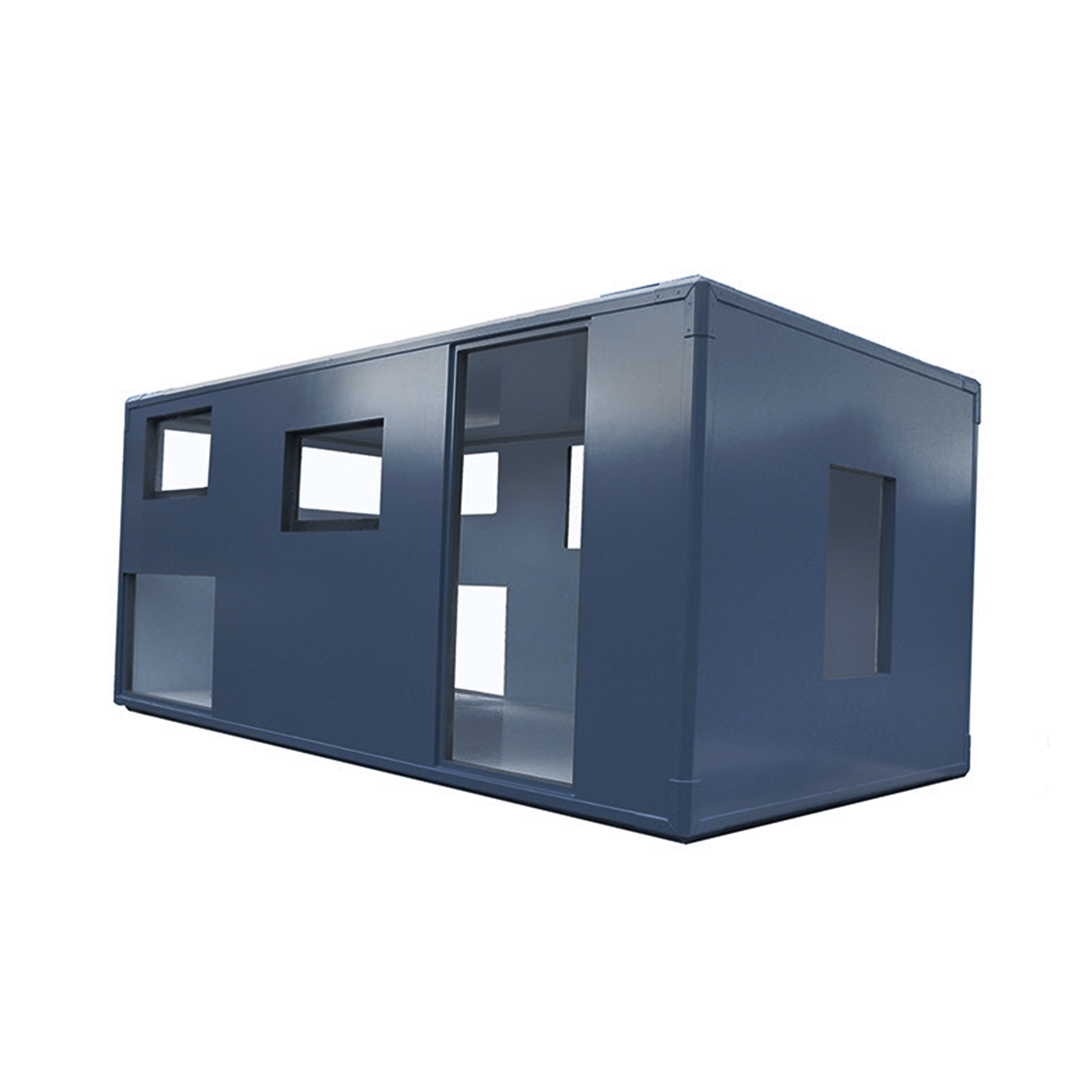 Rechteckige Box – Basisbox, isolierter Wohnmobil-LKW-Camper-Körper