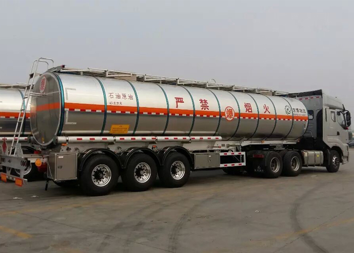40000L isolierter Aluminiumtanker halb Anhänger mit 3 BPW Achsen für organische Chemikalien von Dibutylether