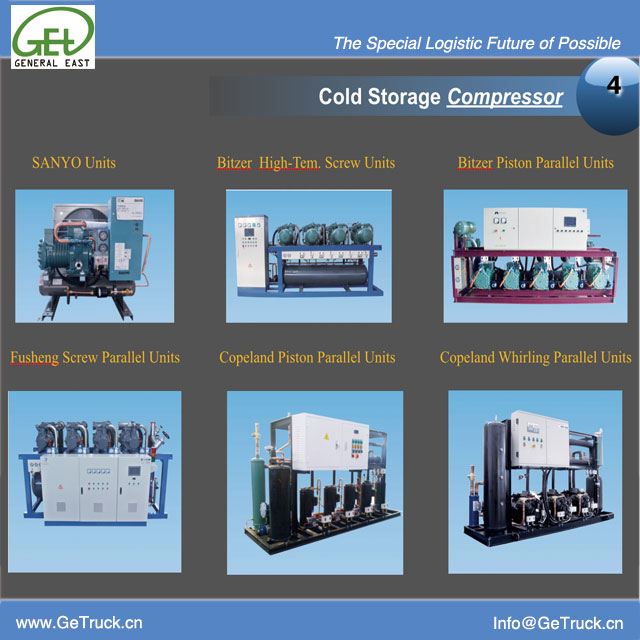Kühllager Bitzer Kompressorsystem