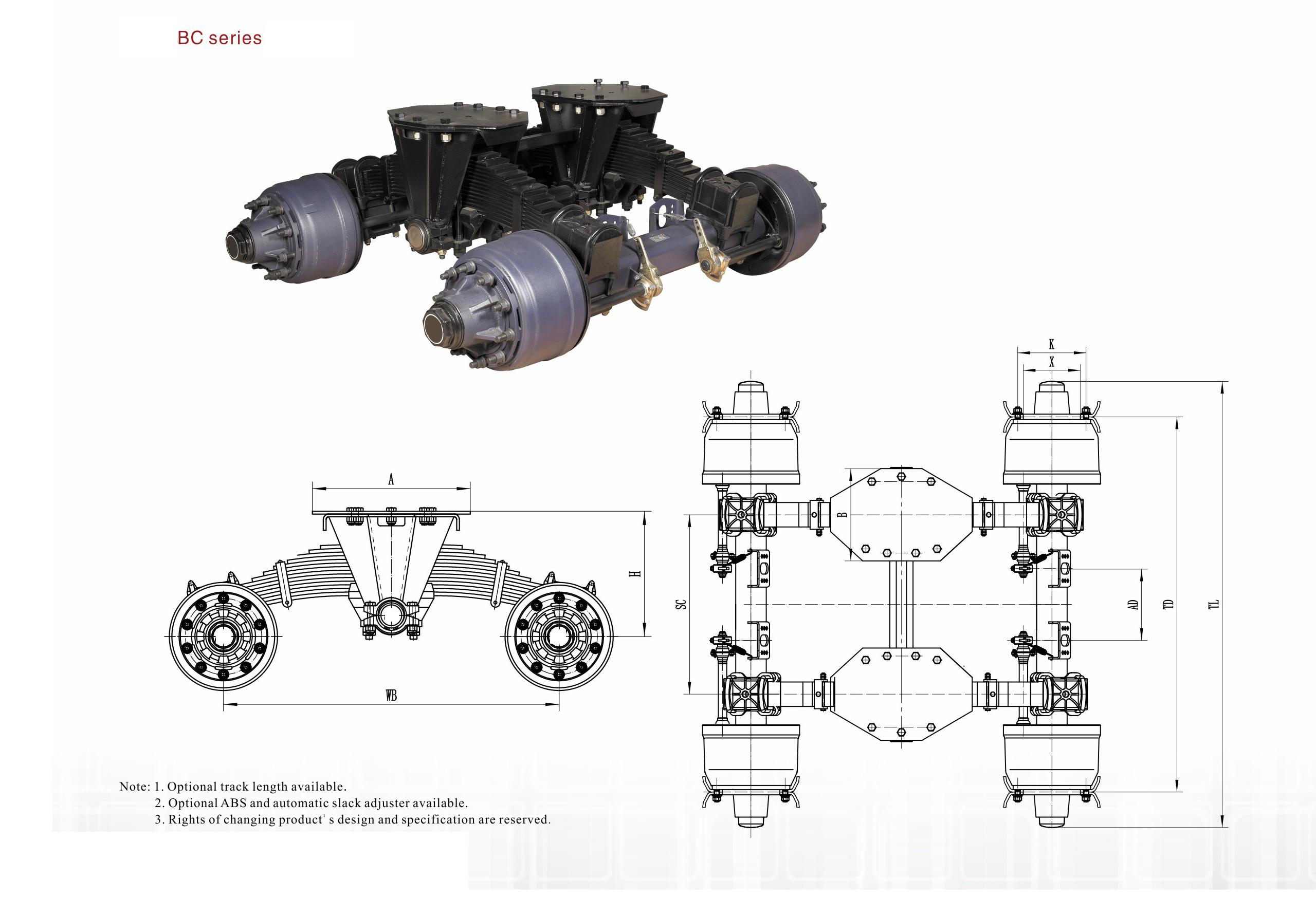 Drehgestellaufhängung -BCG Spoke Axle Low Separate Platform Series-28T