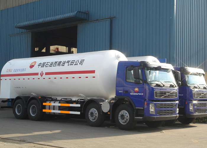 LNG-Tanker-Sattelanhänger, 20000L LNG-Tanker-Schiff bei SKD-Typ für LKW-Umrüstung für Flüssigerdgas