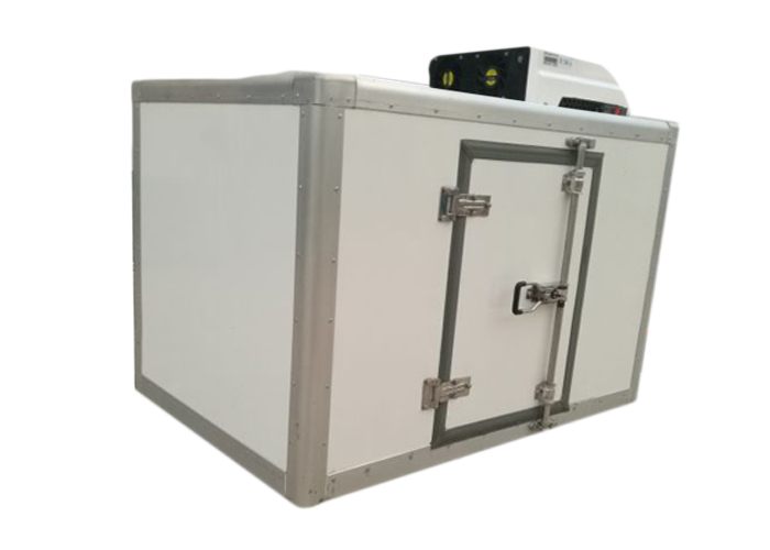 Dreirad-Motordreirad-Kühlbox mit geschlossenen GFK- / GFK-isolierten Sandwichplatten-Kits und Kühleinheiten