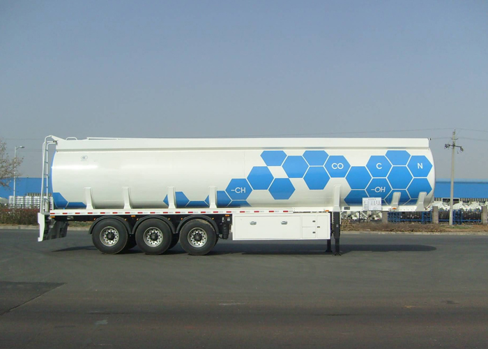 45000L Kohlenstoffstahl-Tanker-halb Anhänger mit 3 Achsen für Kraftstoff oder Dieselflüssigkeit, Kohlenstoffstahl-Tanker-Anhänger tanken