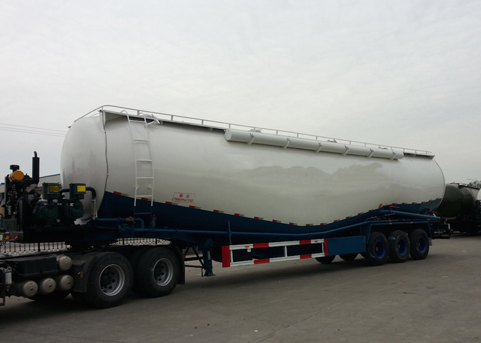 37000L pneumatische Trockenmasse-Tanker-halb Anhänger mit 3 Achsen für Massenzement, Zement-Tanker-halb Anhänger
